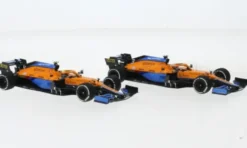 Minichamps McLaren 2er Set: MCL35M, Formel 1, GP Italien, 2021, McLaren F1 Team, #3 + 4, D.Ricciardo/L.Norris, 1:43, Sale