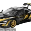 Motormax McLaren Senna, schwarz/gold, 1:24, Discount