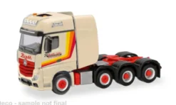 Herpa Mercedes Actros Gigaspace, Barth, 1:87, Hot