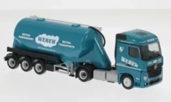 Herpa Mercedes Actros 18 Streamspace, Weber Betonpumpen (A), 1:87, Discount