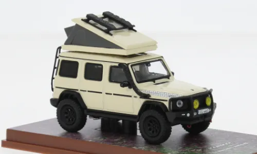 Tarmac Works Mercedes AMG G63 Camping, beige, 1:64, Hot