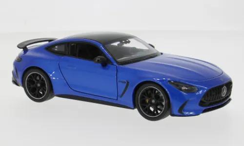 Welly Mercedes AMG GT, blau/schwarz, 1:24, Hot