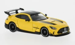 Tarmac Works Mercedes AMG GT, gelb/schwarz, 1:64, Clearance