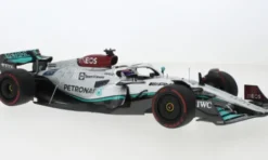 Minichamps Mercedes AMG W13 E Performance, Formel 1, GP Spanien, 2022, Mercedes AMG Petronas Formula One Team, Petronas, #63, G.Russell, 1:18, Outlet