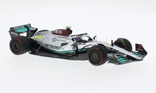 Minichamps Mercedes AMG W13 E Performance, Formel 1, GP Ungarn, 2022, Mercedes AMG Petronas Formula One Team, Petronas, #44, L.Hamilton, 1:43, Best