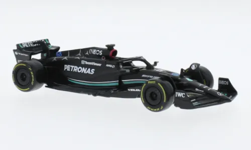 Bburago Mercedes AMG W14 E Performance, Formel 1, 2023, Mercedes AMG Petronas Formula One Team, Petronas, #63, G.Russell, 1:43, Clearance