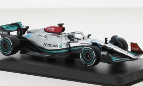 Bburago Mercedes AMG W13E Performance, Formel 1, 2022, Mercedes, #63, G.Russell, 1:43, New
