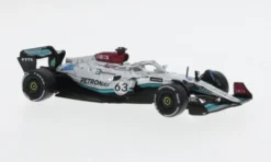 Tarmac Works Mercedes AMG W13 E Performance, Formel 1, GP Belgien, 2022, Petronas, #63, G.Russell, 1:64, Outlet