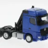 Herpa Mercedes Arocs, blau, Bigspace Zugmaschine 3achs mit Ladekran, 1:87, New