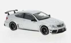 Tarmac Works Mercedes C63 AMG Coupe Black Series, silber, 1:64, Hot