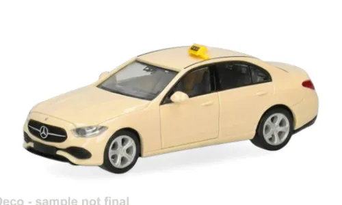 Herpa Mercedes C-Klasse, Taxi, 1:87,