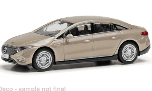 Herpa Mercedes EQS, gold, 1:87, New
