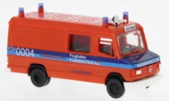Busch Mercedes 507, 1989, Feuerwehr Fraport Frankfurt, 1:87, Best