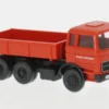 Wiking Mercedes Flachpritschenkipper, rot, 1963, 1:87,