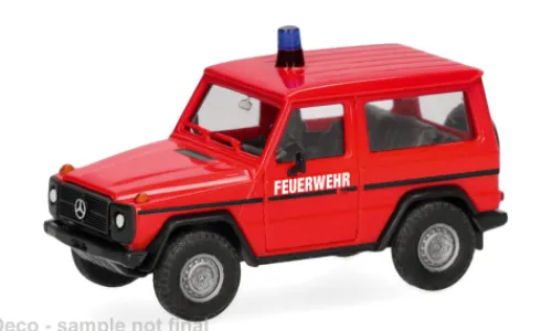 Herpa Mercedes G-Klasse, Feuerwehr, 1:87,