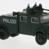 Brekina Mercedes LA 1113 Wasserwerfer, dunkelgrün, 1966, Polizei, 1:87, New