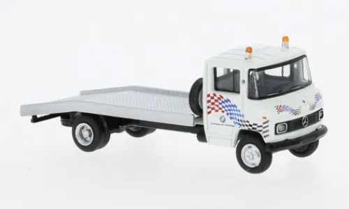 Brekina Mercedes L 608 D Abschleppwagen, 1968, BMW Autohaus, 1:87, Clearance