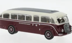 Brekina Mercedes LO 3500, dunkelrot/weiss, 1936, Deutsche Reichsbahn, 1:87, Discount