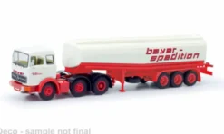 Herpa / Modellbau Schwarz Mercedes LPS 2032, Bayer Spedition, 1:87, Best