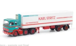 Herpa / Modellbau Schwarz Mercedes LPS 2032, Karl Göritz, 1:87,