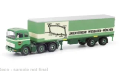 Herpa / Modellbau Schwarz Mercedes LPS 2032, Stiehl, 1:87, New