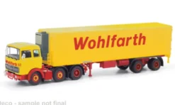 Herpa / Modellbau Schwarz Mercedes LPS 2032, Wohlfarth, 1:87, Discount