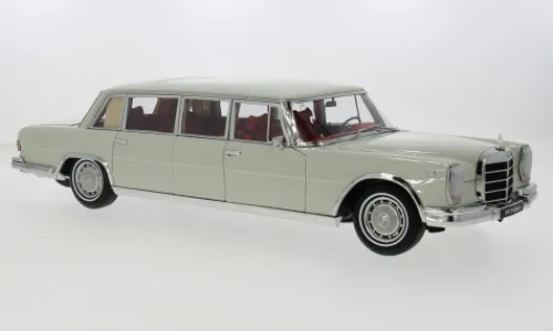 I-NZG Mercedes 600 Pullman (W100), hellgrau, 1963, 1:18, Best