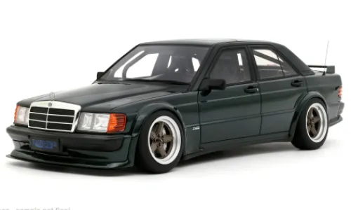 Ottomobile Mercedes RAUH-Welt Republik 190E, dunkelgrün, 2025, 1:18, Discount