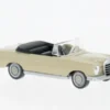 Wiking Mercedes 280 SE Cabriolet, beige/schwarz, 1967, 1:87, Discount