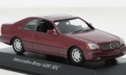 Maxichamps Mercedes 600 SEC (C140), rot, 1992, 1:43, Best