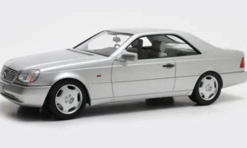 Cult Scale Models Mercedes 600 SEC (C140), silber, 1992, 1:18, Hot