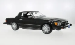 KK Scale Mercedes 450 SL (R 107), schwarz, 1979, 1:12, New