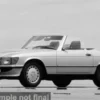 I-Norev Mercedes 450 SL (R 107), silber, 1985, 1:18,