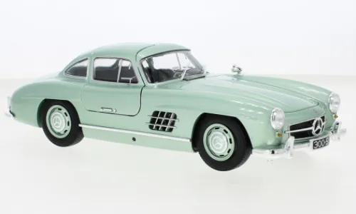 Minichamps Mercedes 300 SL (W198), hellgrün, 1955, 1:18, Best