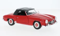 Welly Mercedes 190 SL (W121), rot/schwarz, 1955, 1:24,
