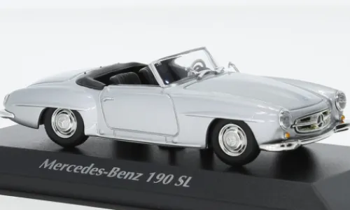 Maxichamps Mercedes 190 SL (W121), silber, 1955, 1:43, Sale
