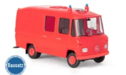 Brekina Mercedes Sortiment zum Bau von 1 L 508 RTW rot, rot, 1970, 1:87, Hot