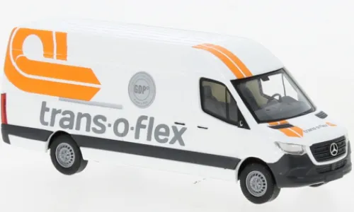 Busch Mercedes Sprinter Kasten, 2018, Trans-O-Flex, 1:87, Online