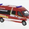 Busch Mercedes Sprinter LWB Bus, 2018, Feuerwehr Kühlungsborn, 1:87, Best