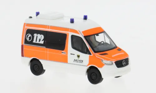 Busch Mercedes Sprinter, 2018, Rettungsdienst Aachen, 1:87, New