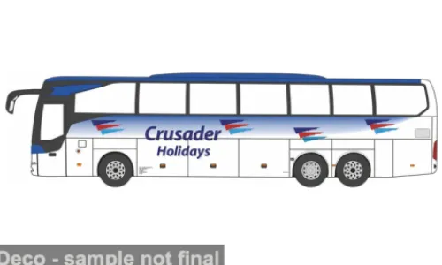 Oxford Mercedes Tourismo 3 Axle, Crusader Holidays, 1:76, Best