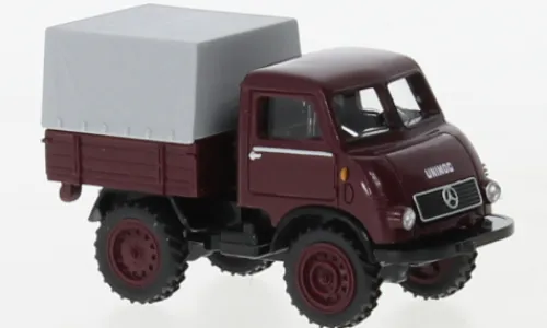 Wiking Mercedes Unimog U402, dunkelrot, 1953, 1:87, Discount