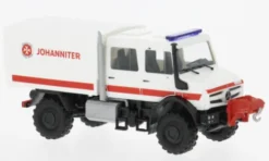 Busch Mercedes Unimog U5023, 2013, Johanniter, 1:87, Discount