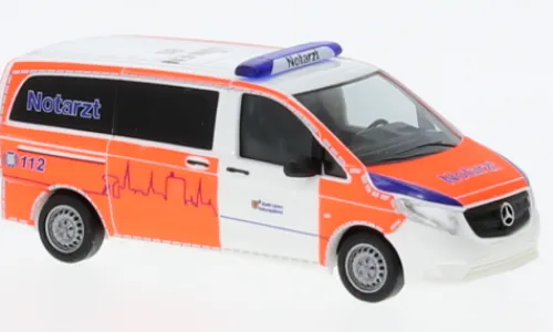 Busch Mercedes Vito, 2014, Feuerwehr Lünen NEF, 1:87, Discount