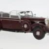 MCG Mercedes 770 (W150) Cabriolet, dunkelrot/schwarz, 1938, 1:18,