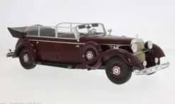 MCG Mercedes 770 (W150) Cabriolet, dunkelrot/schwarz, 1938, 1:18,