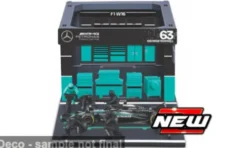 Bburago Mercedes W16, Formel 1, 2025, Mercedes AMG Petronas F1, #63, G.Russell, 1:43, Best