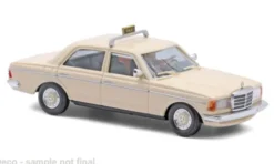 Busch Mercedes W123 Limousine, 1977, Taxi, 1:87,
