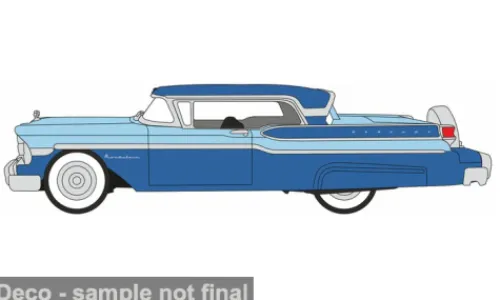 Oxford Mercury Turnpike, blau/hellblau, 1957, 1:87, Best