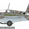 Oxford Messerschmitt ME163B, 1945, JG400 Brandis No Swastika, 1:72, Best